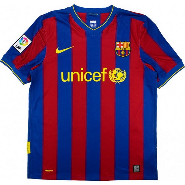 Authentic Camiseta Barcelona 1ª Retro 2009 2010 Azul Rojo